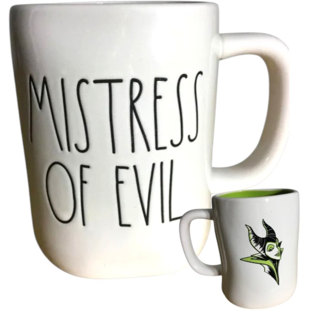 SOLD---Rae Dunn Disney Villains Mug Maleficent "Mistress of Evil"